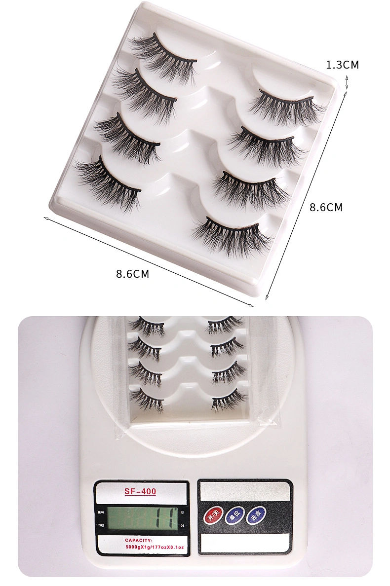 The Explosive Amazon Half-Eye Thick Natural Curl Half-Truncated Stage False Eyelashes
