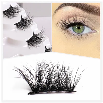 The Explosive Amazon Half-Eye Thick Natural Curl Half-Truncated Stage False Eyelashes